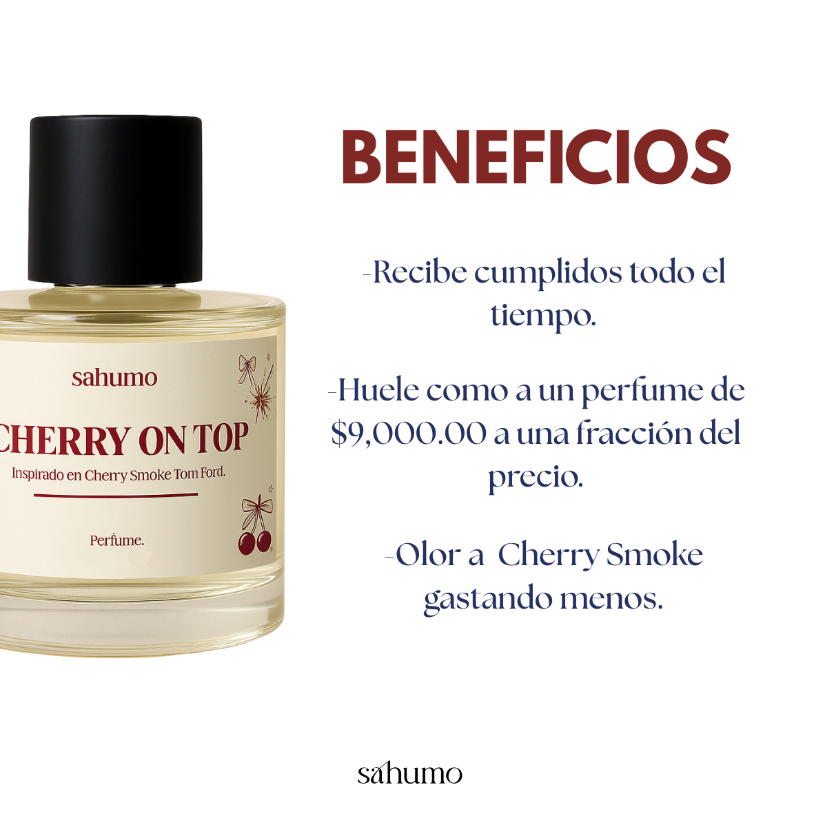 Perfume Cherry on Top (Inspirado en Cherry Smoke Tom Ford)