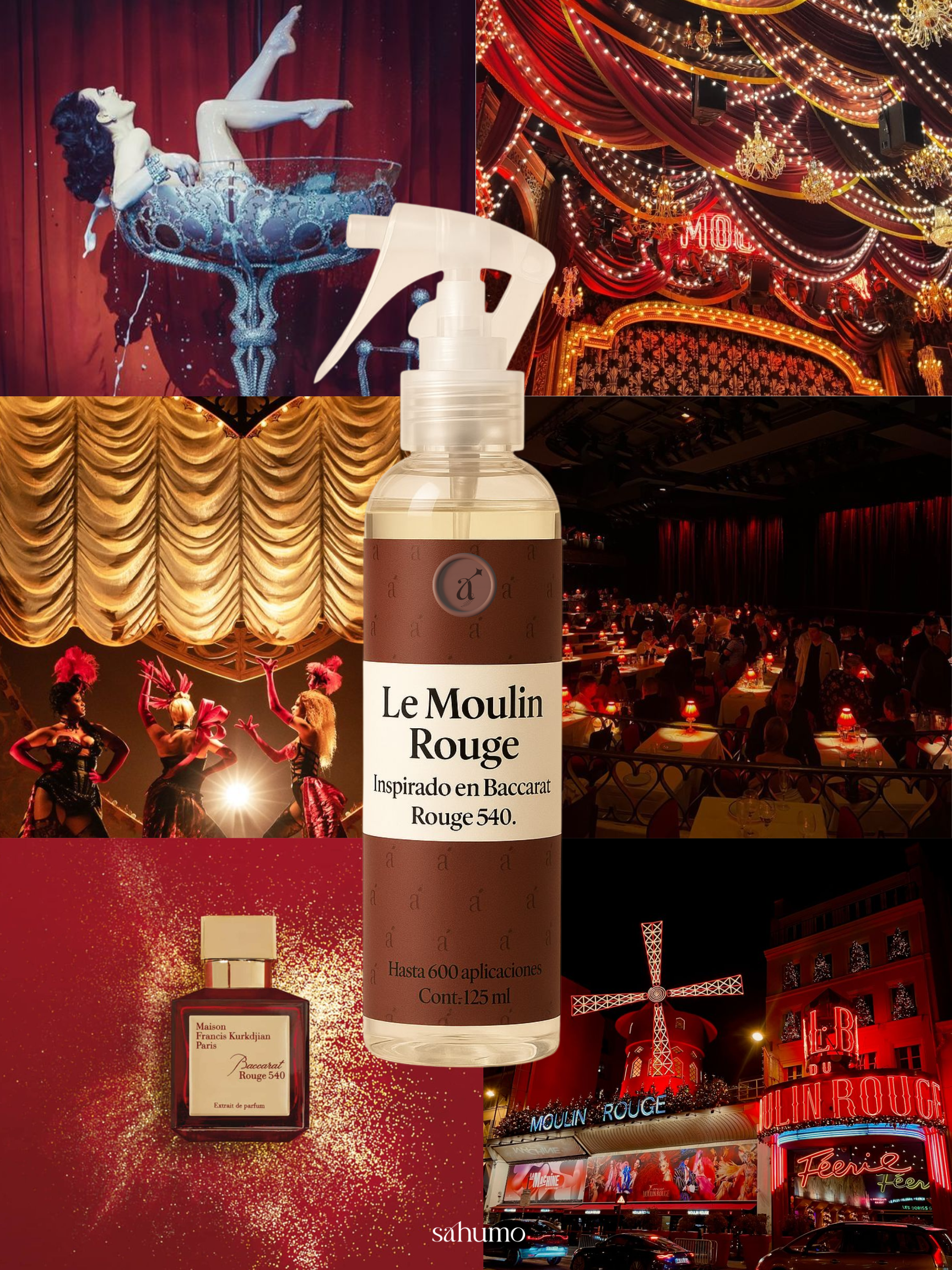 Le Moulin Rouge Spray (Inspirado en Baccarat Rouge)