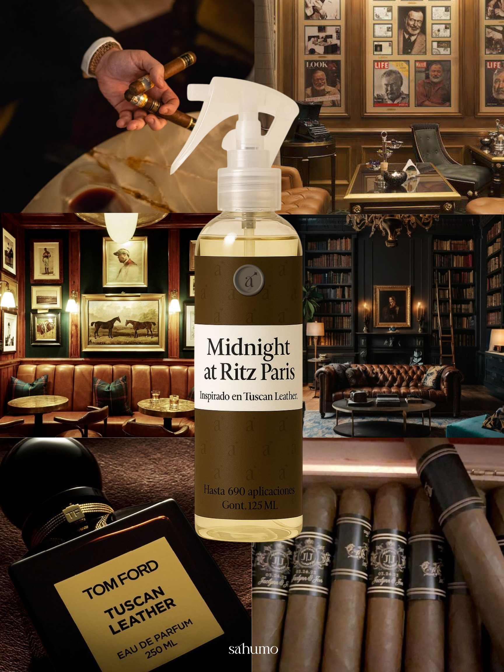 Midnight at Ritz Paris Spray (Inspirado en Tuscan Leather de Tom Ford)