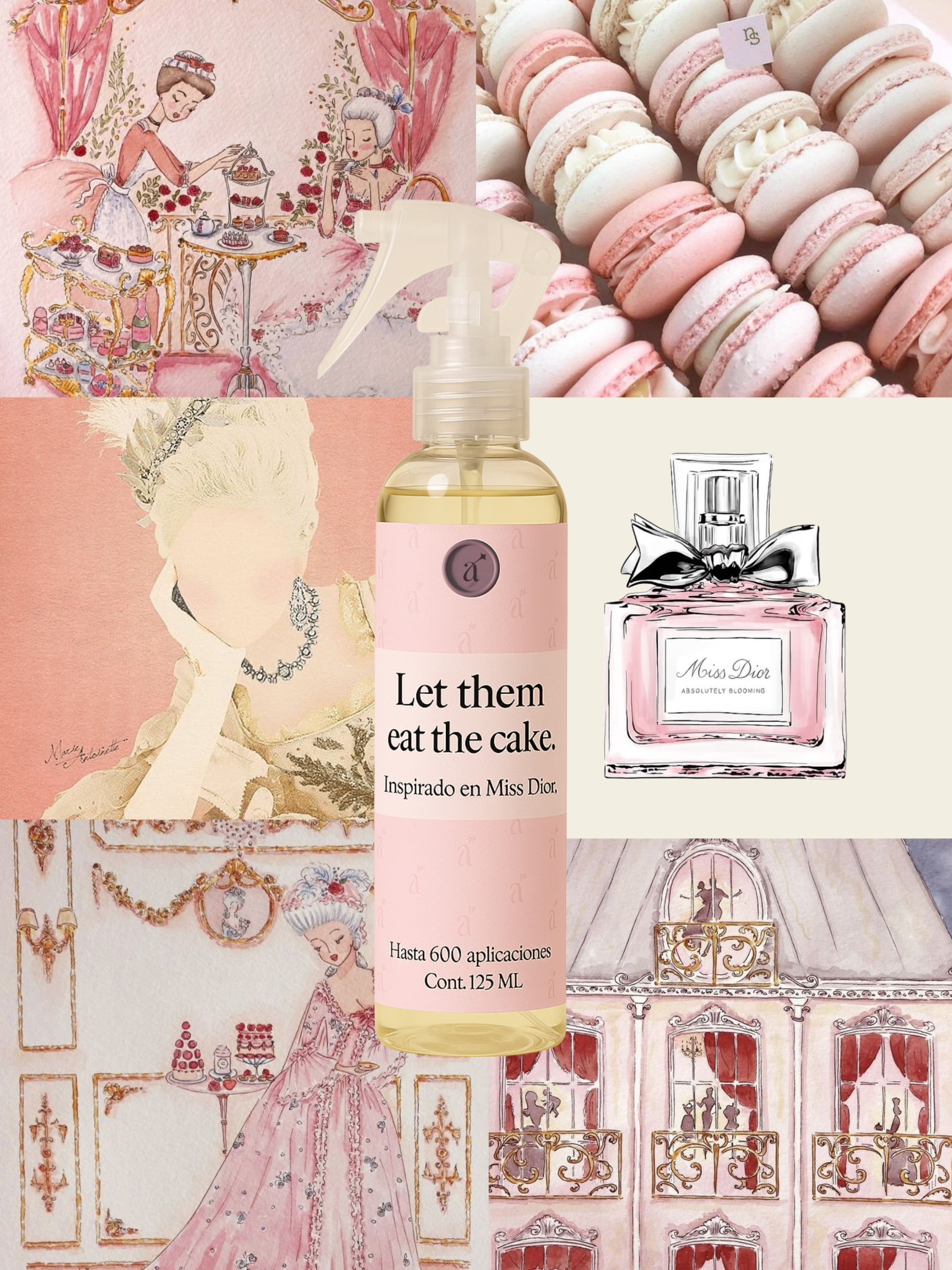 Let Them Eat the Cake Spray (Inspirado en Miss Dior)