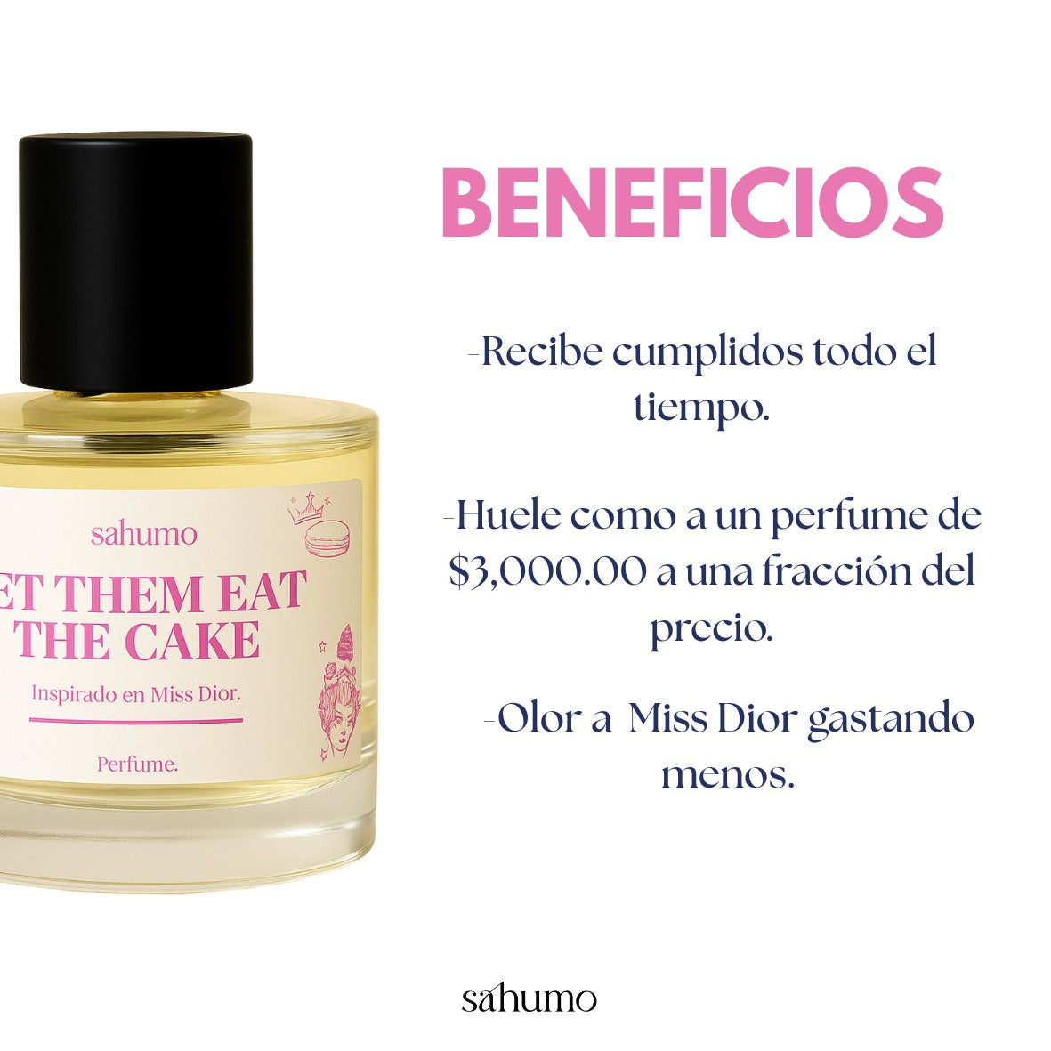Perfume Let Them eat the Cake (Inspirado en Miss Dior)